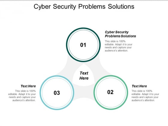 Cyber Security Problems Solutions Ppt PowerPoint Presentation Styles Example Introduction Cpb