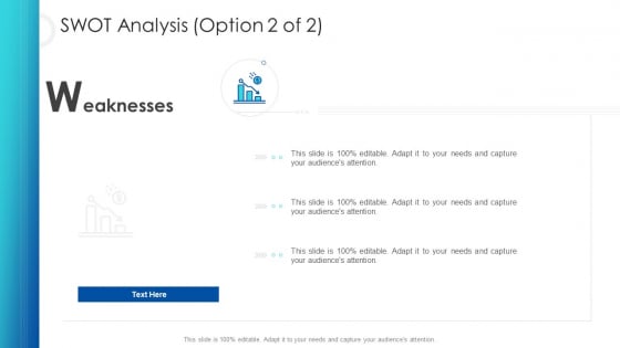 Professional Presentation For Self Introduction Swot Analysis Weaknesses Download PDF